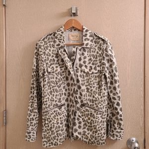 Velvet by Graham and Spencer Leopard Utility Jacket